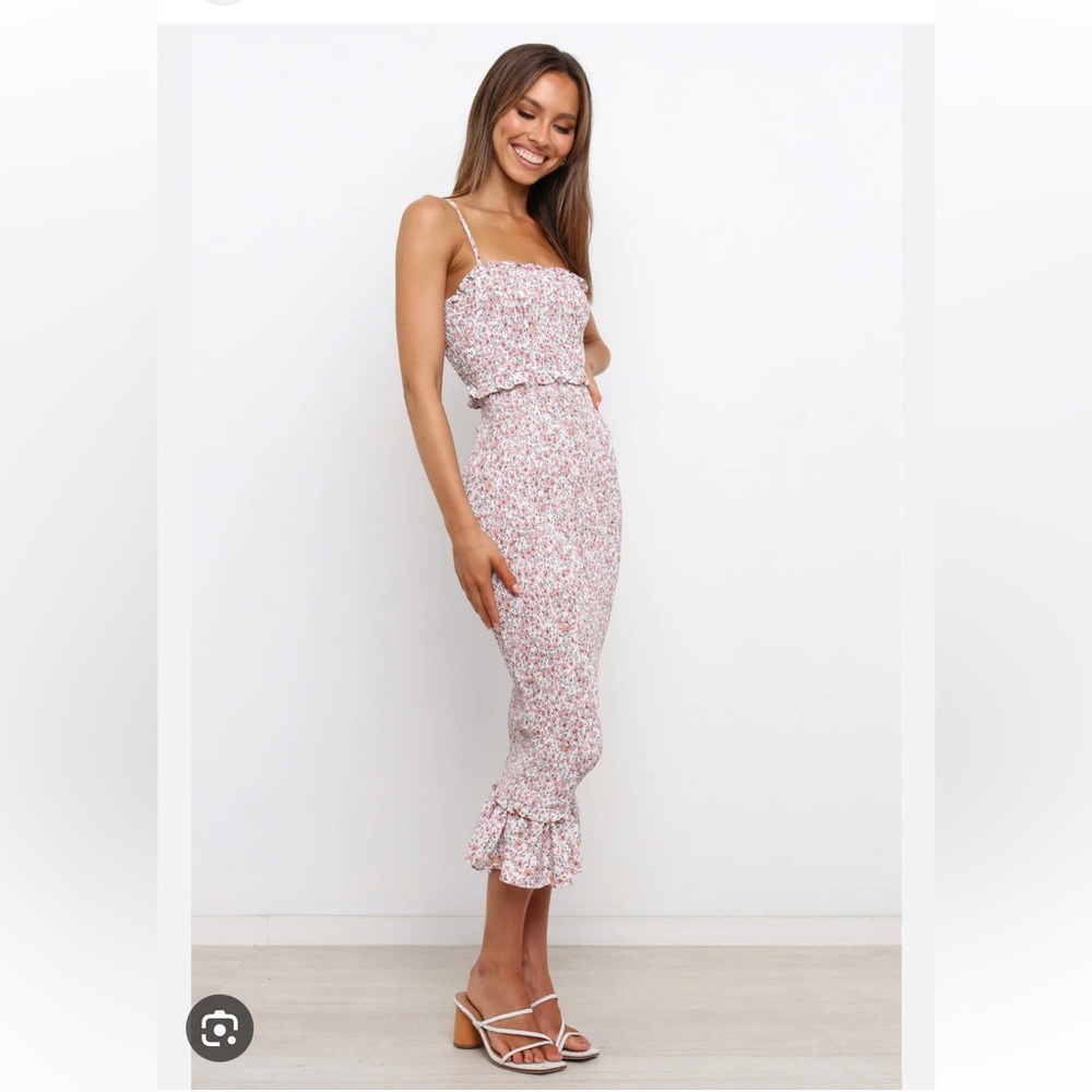 Petal and Pup Lyne Midi Dress - blush